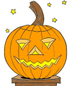Pumpkin halloween coloring pages