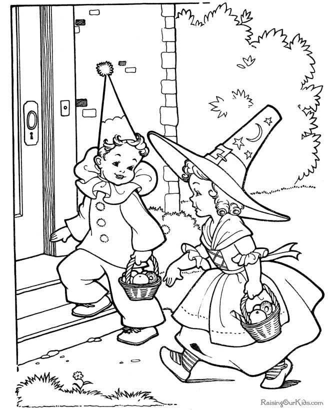 Free Halloween Coloring Pages for Kids 004