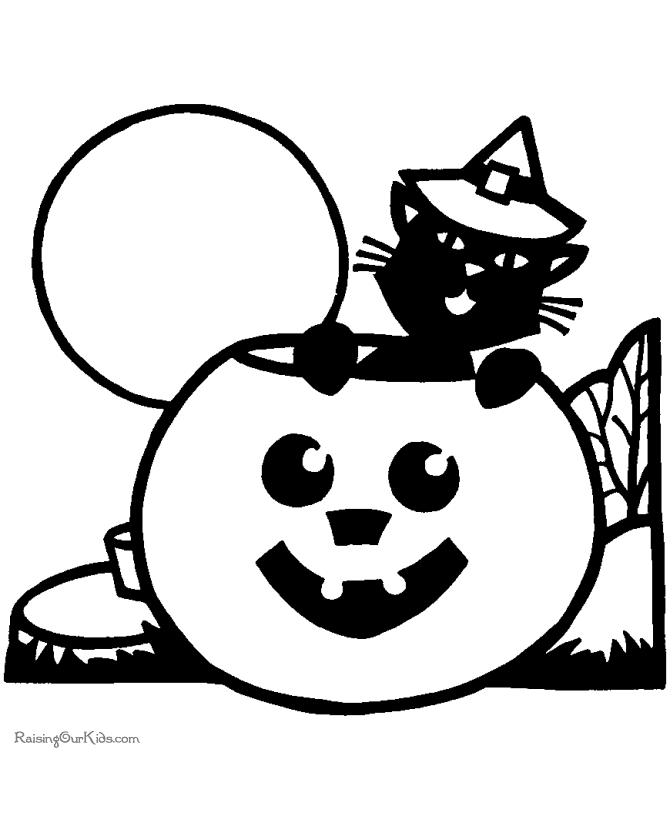 Printable Halloween Coloring Pages - 012